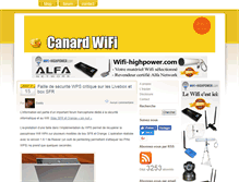Tablet Screenshot of canardwifi.com
